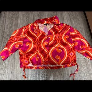 Zara Printed Top and Skirt